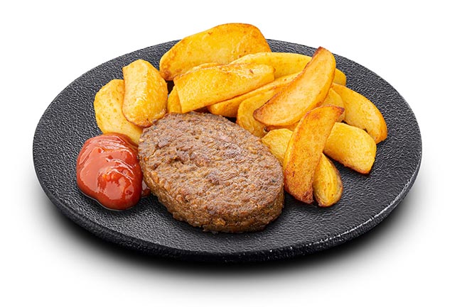 Котлета с картошкой